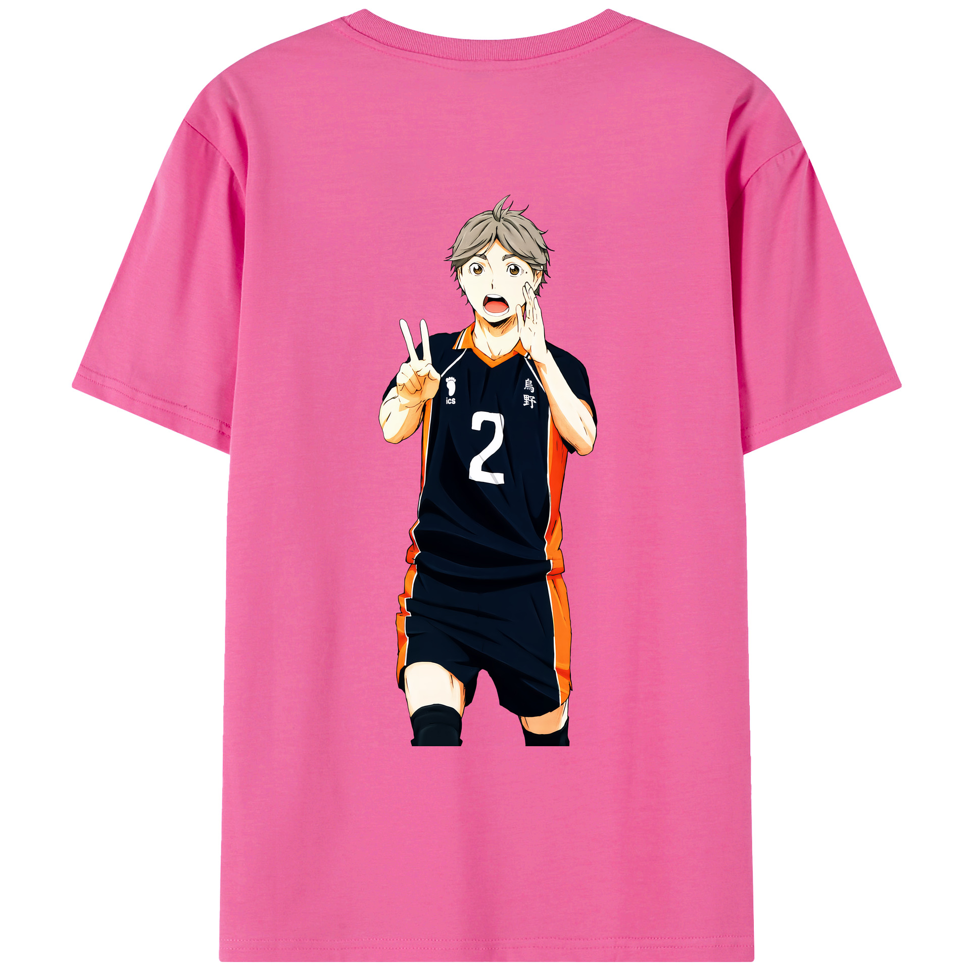 （画像用） ハイキュー!! Haikyu!! レディース半袖Tシャツ(バックプリント)